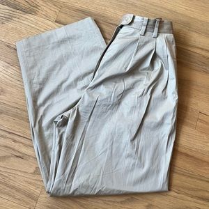 The Row Cotton Khaki Trousers
